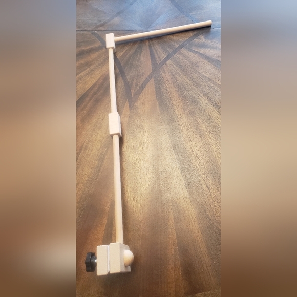 Mobile Stand Natural Wood - Picture 3 of 4